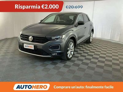 Usata VW T-Roc Advance 150 CV (110 kW) 2019 Grigio SUV