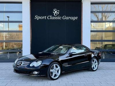 Usata Mercedes SL350 272 CV (200 kW) 2008 Nero ossidiana metallizzato Cabrio