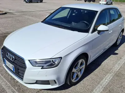 Usata Audi A3 Sport 116 CV (85 kW) 2018 Bianco Berlina