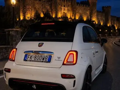 Usata Abarth 595C 160 CV (117 kW) 2018 Bianco Cabrio
