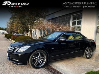 Usata Mercedes E350 Avantgarde 231 CV (169 kW) 2011 Nero Cabrio