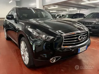 Usata Infiniti QX70 238 CV (175 kW) 2014 Nero SUV