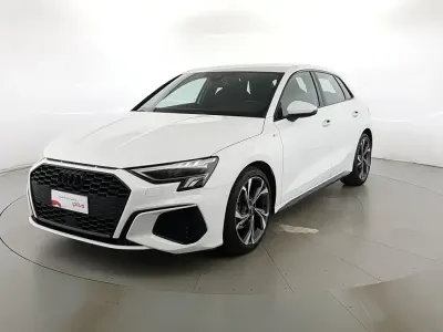 Usata Audi A3 S-Line 110 CV (80 kW) 2023 Bianco Berlina