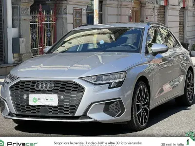 Usata Audi A3 Sportback Business 116 CV (85 kW) 2020 Grigio Utilitaria