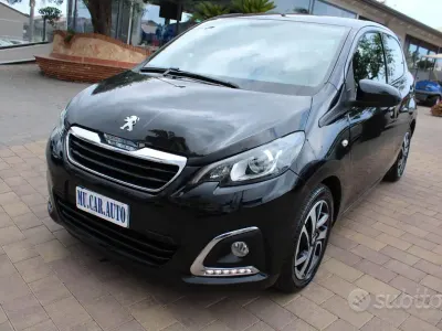 Usata Peugeot 108 Allure 69 CV (50 kW) 2018 Nero Utilitaria