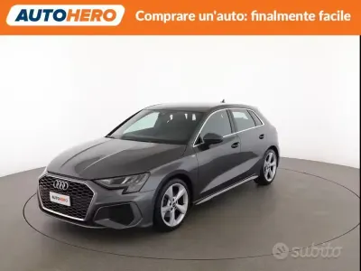 Usata Audi A3 S-Line 150 CV (110 kW) 2021 Grigio Berlina
