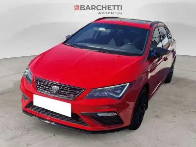 Usata Seat Leon ST FR 131 CV (96 kW) 2020 Rosso Station wagon