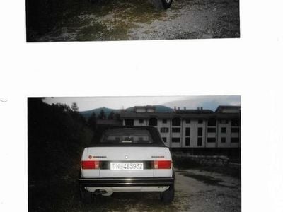 Usata VW Golf Cabriolet 111 CV (81 kW) 1984 Bianco Cabrio