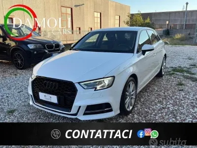 Usado Audi A3 Ambiente 116 CV (85 kW) 2017 Blanco Berlina