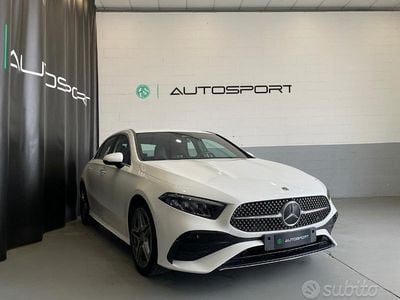 Usata Mercedes A180 AMG line 136 CV (100 kW) 2023 Bianco Berlina