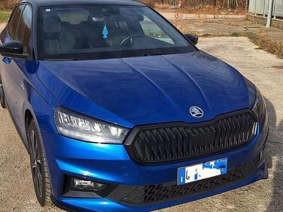Usata Skoda Fabia Monte Carlo 80 CV (58 kW) 2024 Blu/azzurro Utilitaria