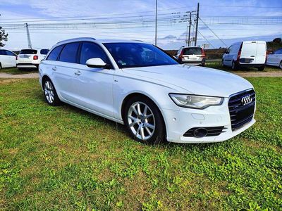 Usata Audi A6 S-Line 204 CV (150 kW) 2013 Bianco Station wagon