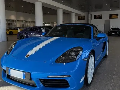 Usata Porsche 718 Boxster Edition 300 CV (220 kW) 2024 Blu Cabrio