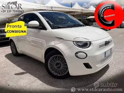 Usata Fiat 500e Icon 42 kW (58 CV) 2021 Bianco Berlina