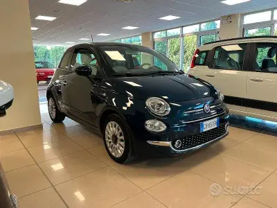 Usata Fiat 500 Lounge 69 CV (50 kW) 2021 Bluazzurro Utilitaria