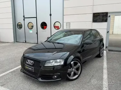 Usata Audi A3 Black Edition 140 CV (102 kW) 2011 Nero Utilitaria