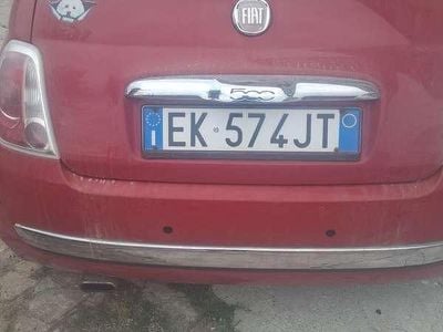 Usata Fiat 500 Lounge 69 CV (50 kW) 2011 Rosso Utilitaria