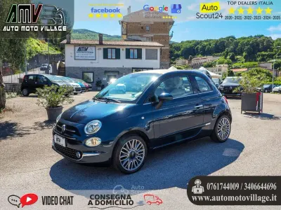 Usata Fiat 500C Lounge 69 CV (50 kW) 2017 Blu Cabrio