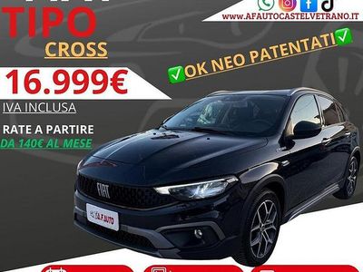 Usata Fiat Tipo Cross 130 CV (95 kW) 2022 Nero Berlina