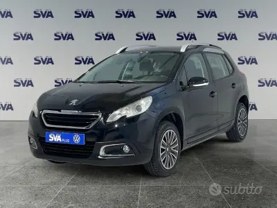 Usata Peugeot 2008 Active 68 CV (50 kW) 2014 Nero SUV