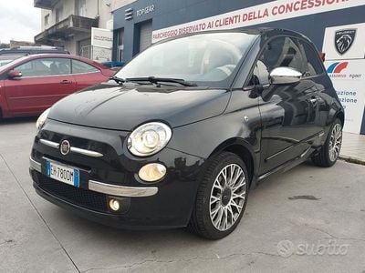 Usata Fiat 500C 95 CV (69 kW) 2011 Nero Cabrio