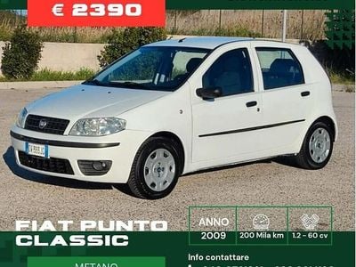 Usata Fiat Punto Classica 60 CV (44 kW) 2009 Bianco Utilitaria