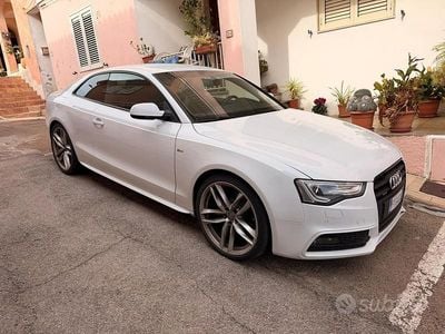 Usata Audi A5 245 CV (180 kW) 2014 Bianco Coupé