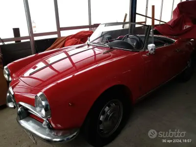 Usata Alfa Romeo Giulietta 1960 Rosso Cabrio