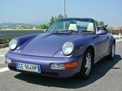 Usata Porsche 911 Carrera Cabriolet 250 CV (183 kW) 1992 Veilchenblau metallic Cabrio