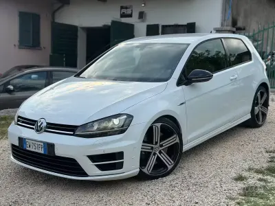 Usata VW Golf VII R 300 CV (220 kW) 2014 Bianco Berlina