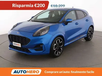 Begagnad Ford Puma ST-Line X 125 HK (91 kW) 2022 Blå SUV
