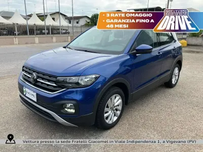 Usata VW T-Cross Style 95 CV (69 kW) 2023 Reef blue metallizzato SUV