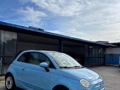 Usata Fiat 500 Lounge 85 CV (62 kW) 2011 Blu Berlina