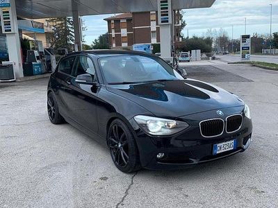Usata BMW 114 Sport Line 140 CV (102 kW) 2013 Nero Utilitaria