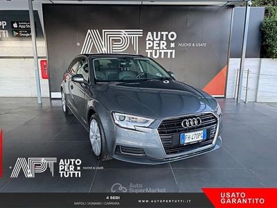 Usata Audi A3 Sport 110 CV (80 kW) 2017 Grigio Berlina