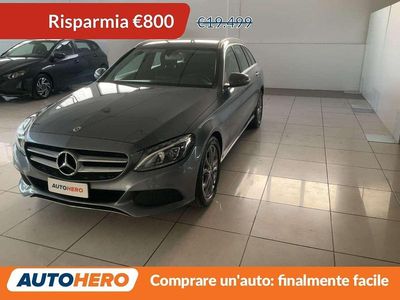 Grigio Usata 2018 Mercedes C220 Station wagon | 18.699 € (Buon prezzo)