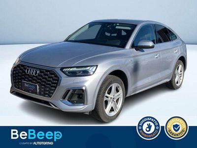 Grigio metallizzato Usata 2021 Audi Q5 Sportback S-line plus SUV | 36.300 € (Buon prezzo)