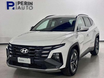 Nuova Hyundai Tucson 136 CV (100 kW) 2025 Atlas white SUV