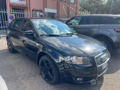 Usado Audi A3 Ambiente 115 CV (84 kW) 2007 Negro Utilitario
