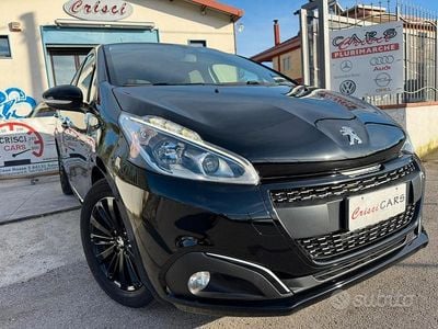 Usata Peugeot 208 Style 75 CV (55 kW) 2018 Nero Utilitaria