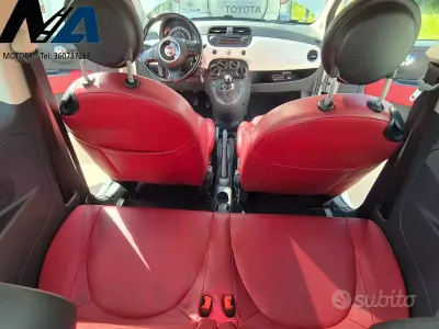 Usata Fiat 500 Lounge 75 CV (55 kW) 2009 Bianco Cabrio
