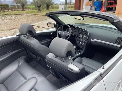 Usata Saab 9-3 Cabriolet Vector 150 CV (110 kW) 2008 Bianco Cabrio