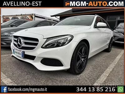 Usata Mercedes C200 136 CV (100 kW) 2015 Bianco Station wagon