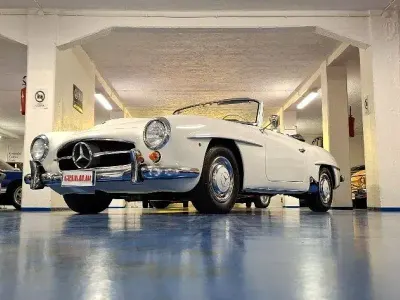 Usata Mercedes 190 105 CV (77 kW) 1959 Bianco / pastello