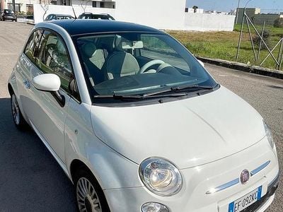 Usata Fiat 500 73 CV (53 kW) 2010 Bianco Utilitaria