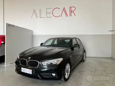 Usata BMW 116 Advantage 109 CV (80 kW) 2018 Nero Utilitaria