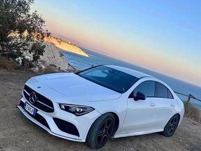 Usata Mercedes CLA200 Premium 150 CV (110 kW) 2019 Bianco Coupé