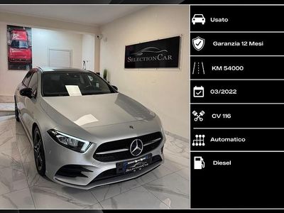 Usata Mercedes A180 Premium 116 CV (85 kW) 2022 Argento Berlina