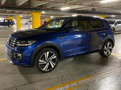 Usata VW T-Cross Advance 110 CV (80 kW) 2021 Blu SUV