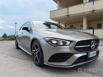 Usata Mercedes CLA180 AMG line 116 CV (85 kW) 2020 Grigio Berlina